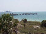 View from Atop Fort De Soto Looking Toward the Gulf Pier and Egmont Key